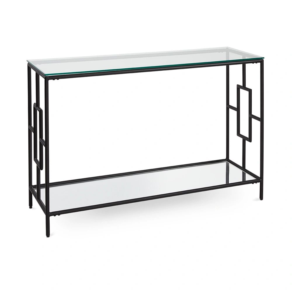 Zenna 48" console table Black Metal